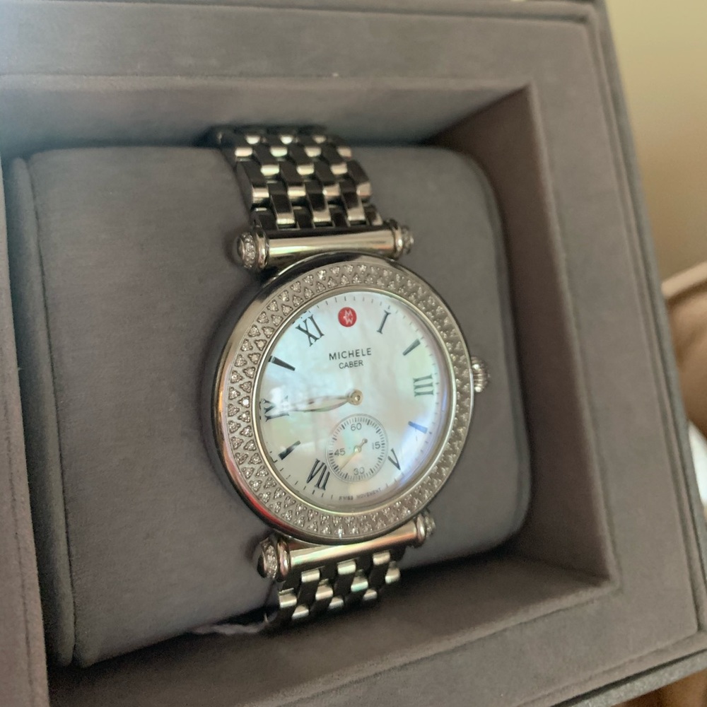Michele caber diamond watch